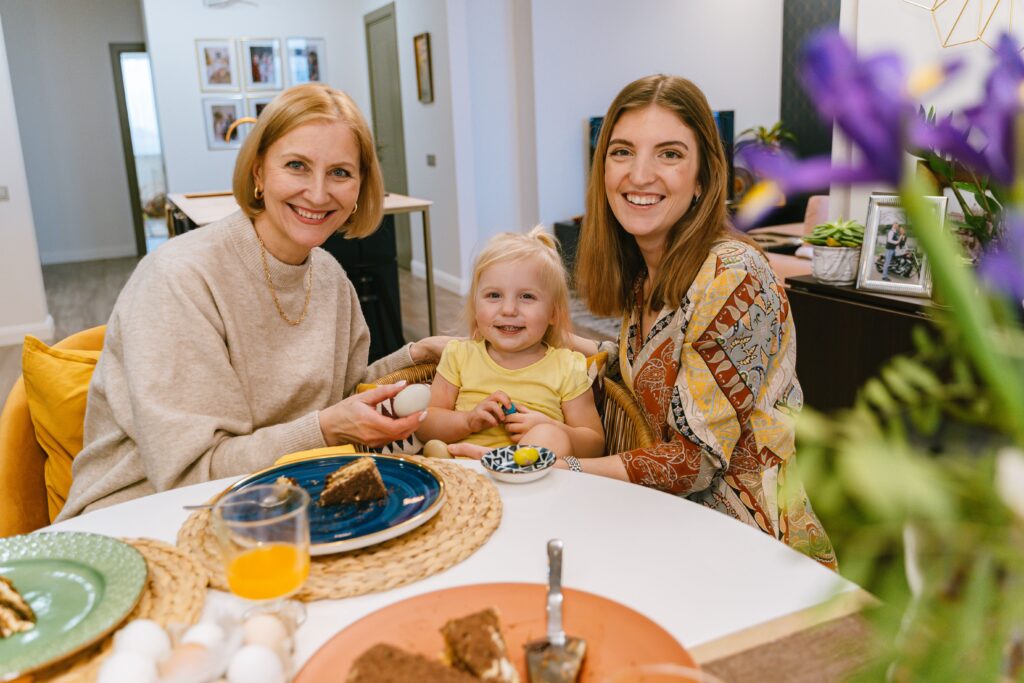 Familie mit Au Pair